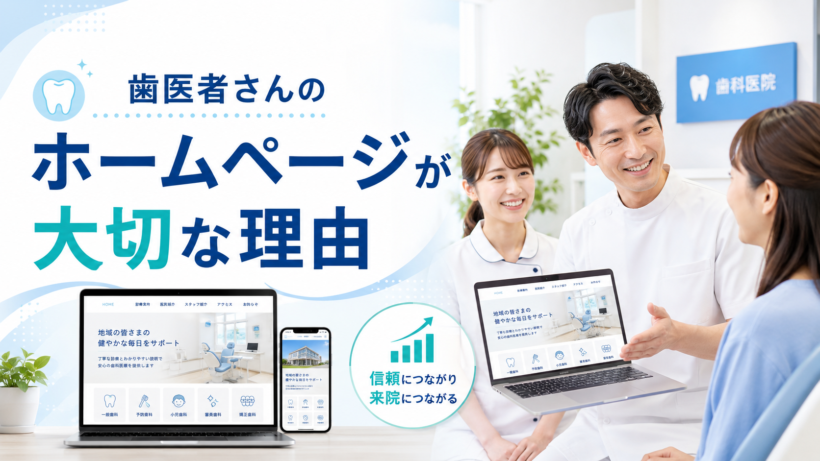 歯医者さんのホームページが集患に大切な理由